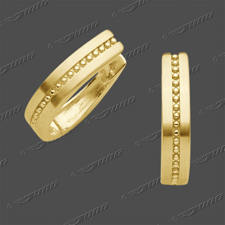 15-0392 GG 333 Schar.-Creolen 14,5x4mm