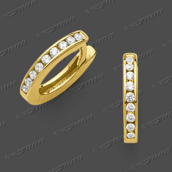 25-0717 GG 333 Schar.-Creolen 12,5x1,8mm 