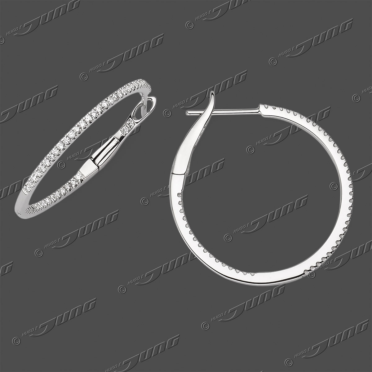 25-0733 WG 585 Klappcreolen 25x1,3mm 