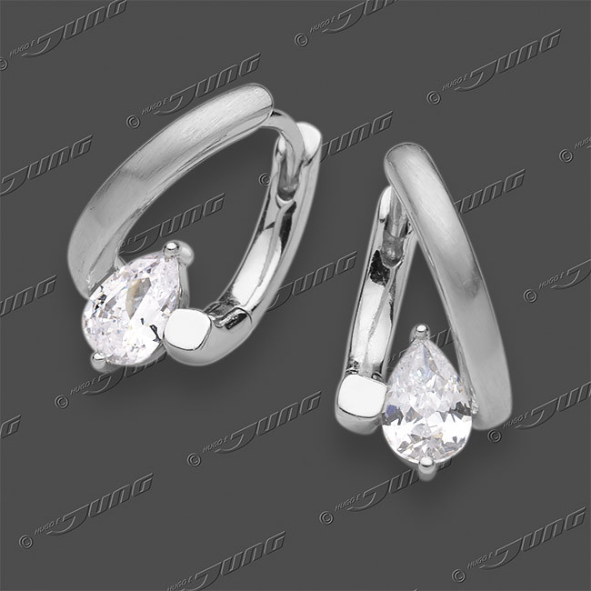 25-0754 SRh Schar.-Creolen 12x8mm