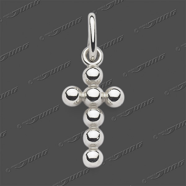 43-0419 SRh Kreuz massiv 13x8mm