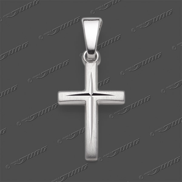 43-0423 SRh Kreuz massiv 13x9mm