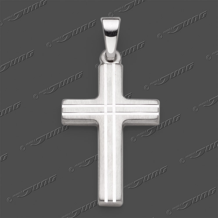 43-0430 SRh Kreuz massiv 21x14mm