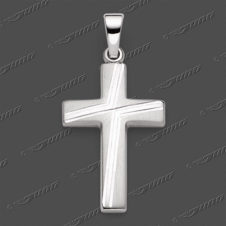43-0436 SRh Kreuz massiv 21x14mm