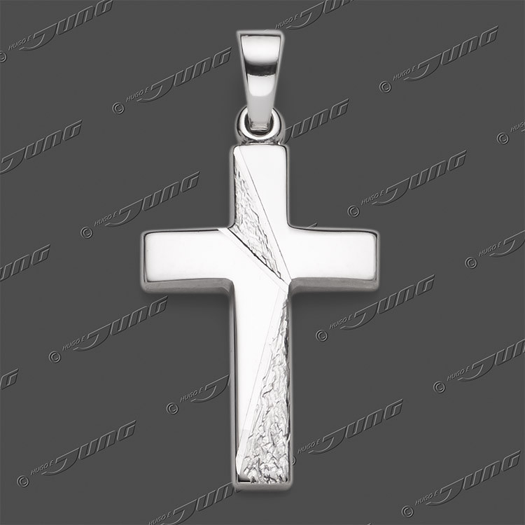43-0438 SRh Kreuz massiv 21x14mm