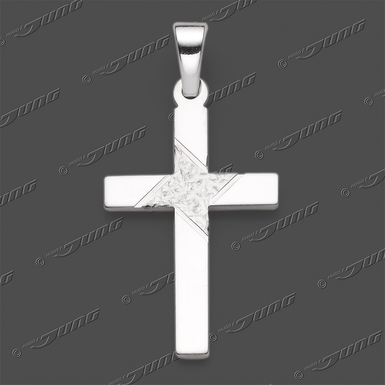 43-0442 SRh Kreuz massiv 21x14mm