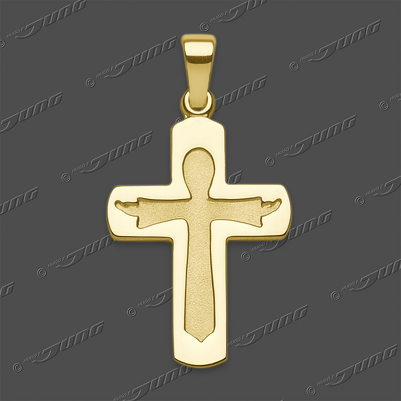 43-0444 GG 333 Kreuz massiv 20x15mm