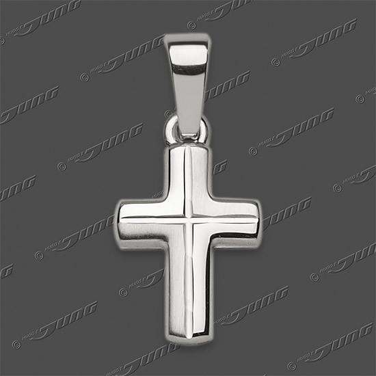 43-0447 SRh Kreuz massiv 12x9mm