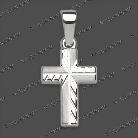 43-0451 SRh Kreuz massiv 13x10mm