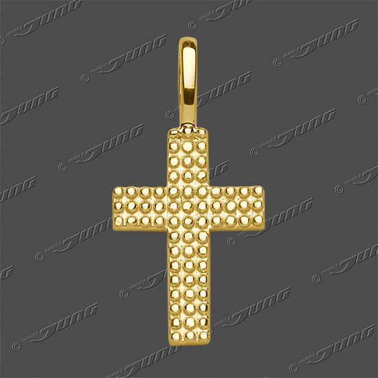 43-0457 S/G Kreuz massiv 13x9mm