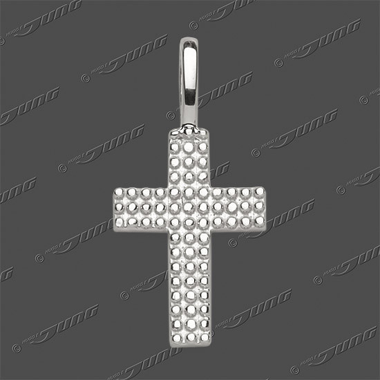 43-0457 SRh Kreuz massiv 13x9mm