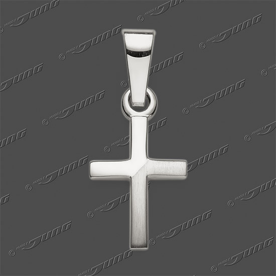43-0462 SRh Kreuz massiv 11x8mm