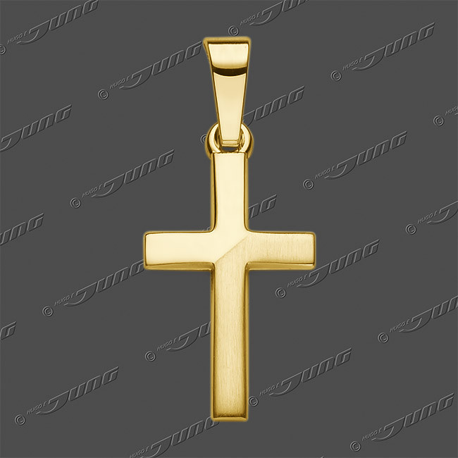 43-0463 GG 333 Kreuz massiv 15x10mm