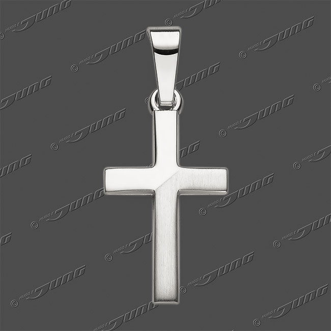 43-0463 SRh Kreuz massiv 15x10mm
