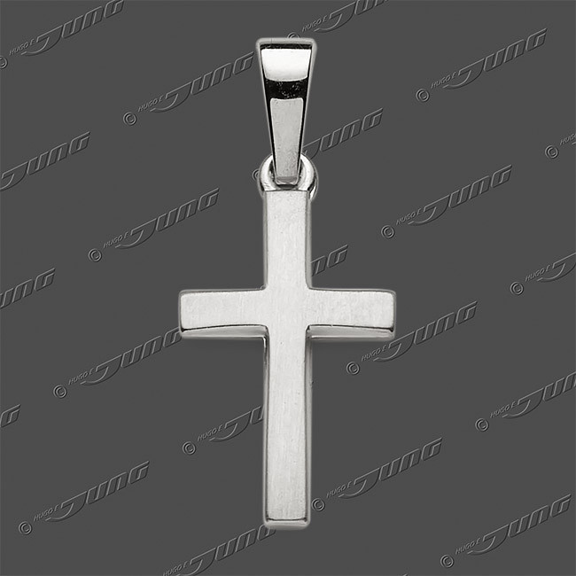43-0465 SRh Kreuz massiv 15x10mm