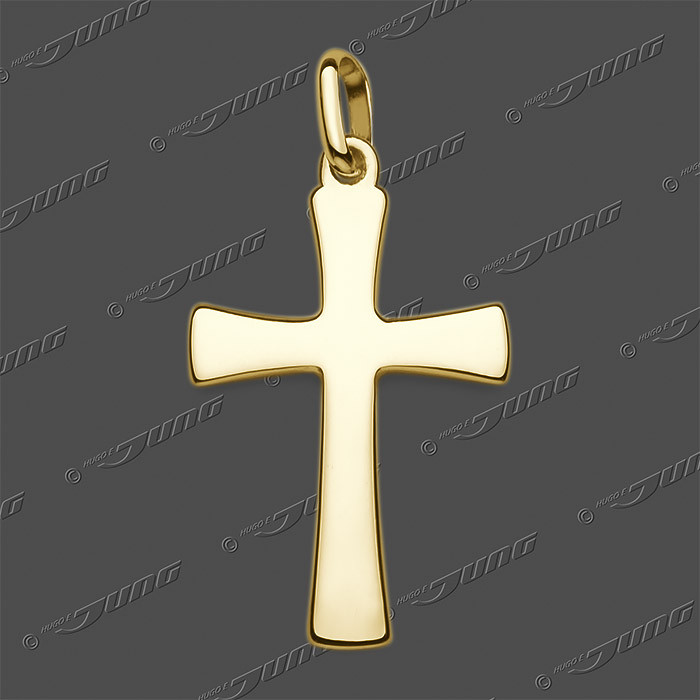 43-0467 GG 585 Kreuz massiv 19,5x13,5mm