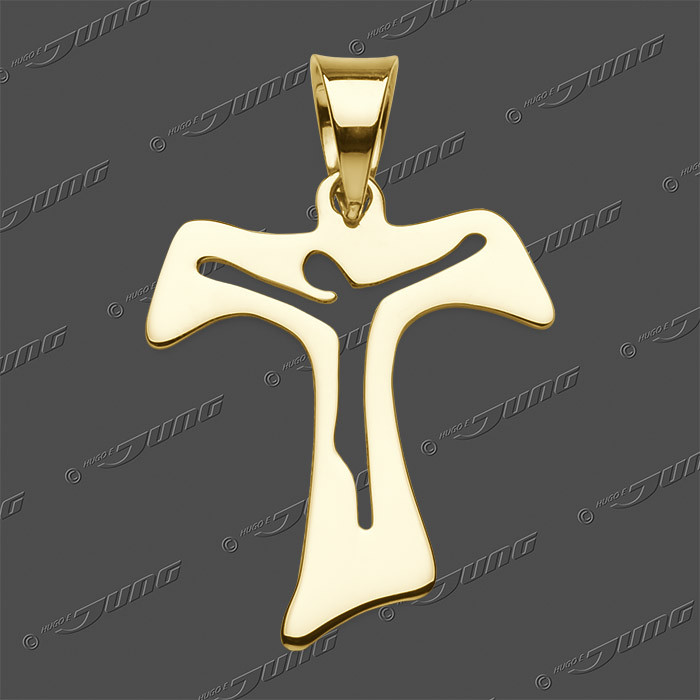 43-0468 GG 585 Kreuz massiv 18,9x17mm