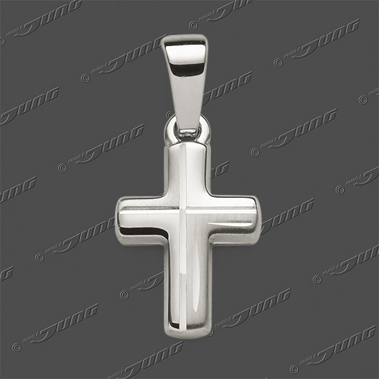 43-0470 SRh Kreuz massiv 12x9mm