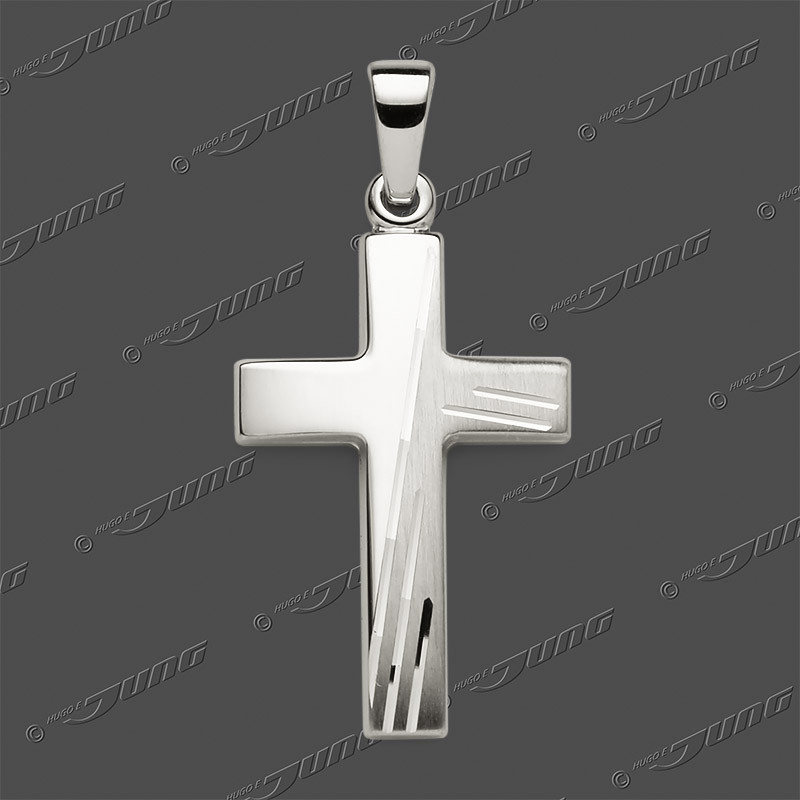 43-0473 SRh Kreuz massiv 21x14mm