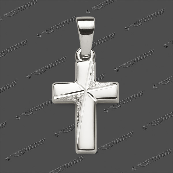 43-0477 SRh Kreuz massiv 13x10mm