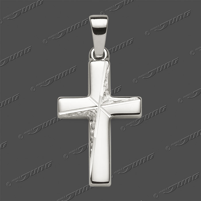 43-0478 SRh Kreuz massiv 18x12mm