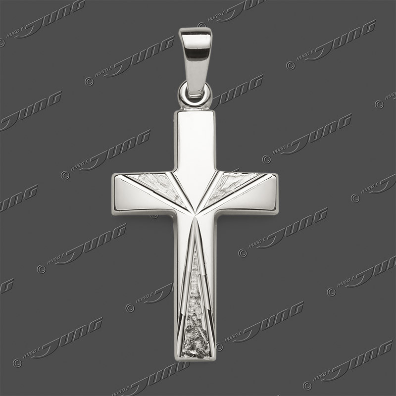 43-0480 SRh Kreuz massiv 21x14mm