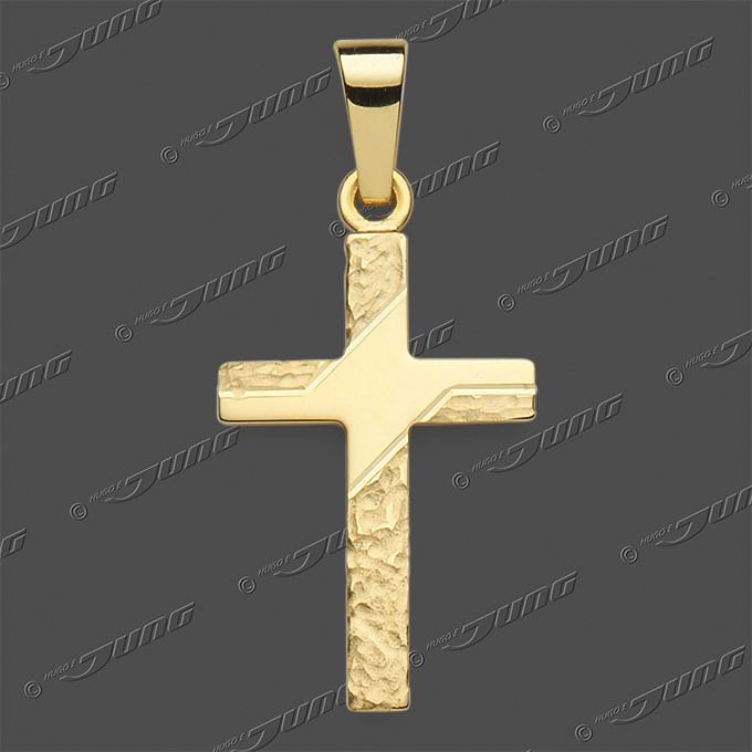 43-0484 GG 333 Kreuz halbmassiv 18x12mm