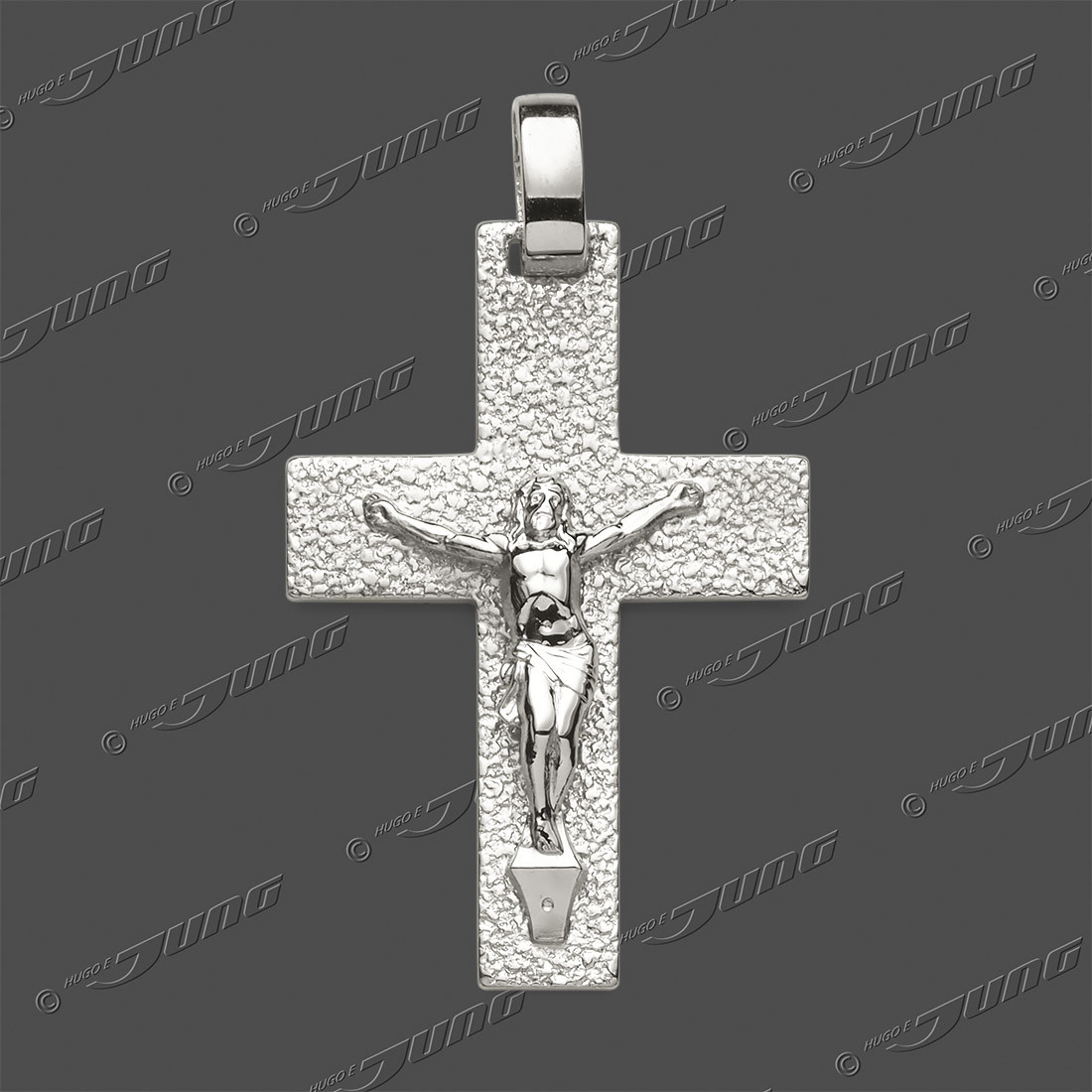 43-0490 SRh Kreuz massiv 30x22mm