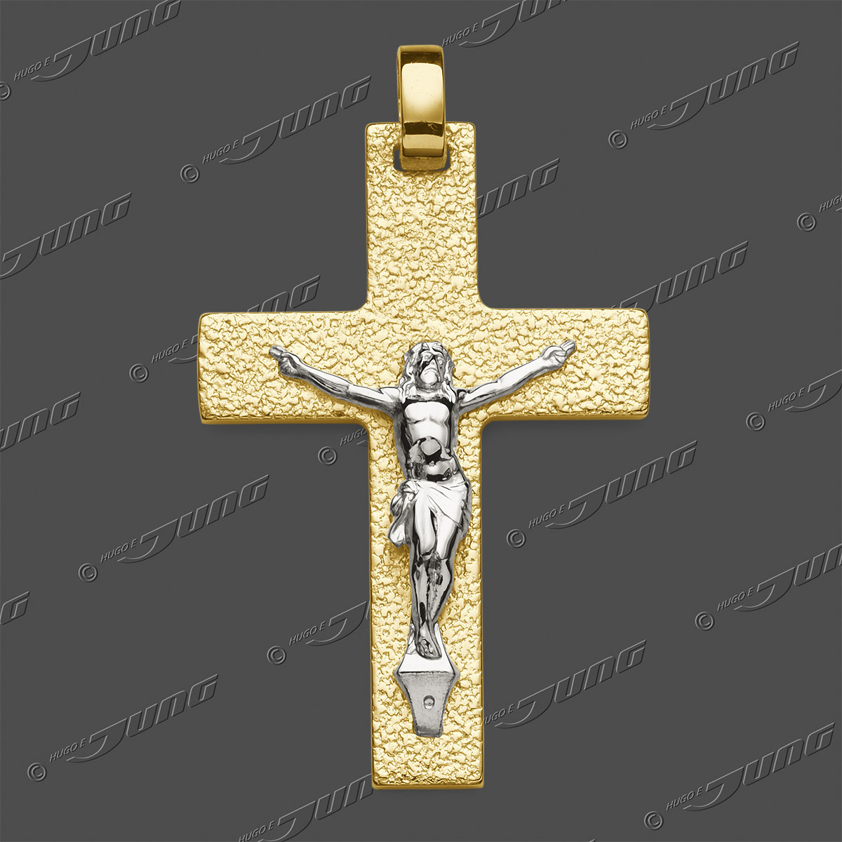 43-0491 SGW Kreuz massiv 36x27mm