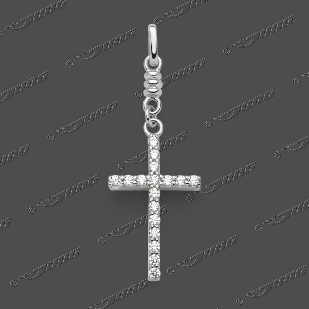 53-0193 SRh Kreuz massiv 19x12mm 