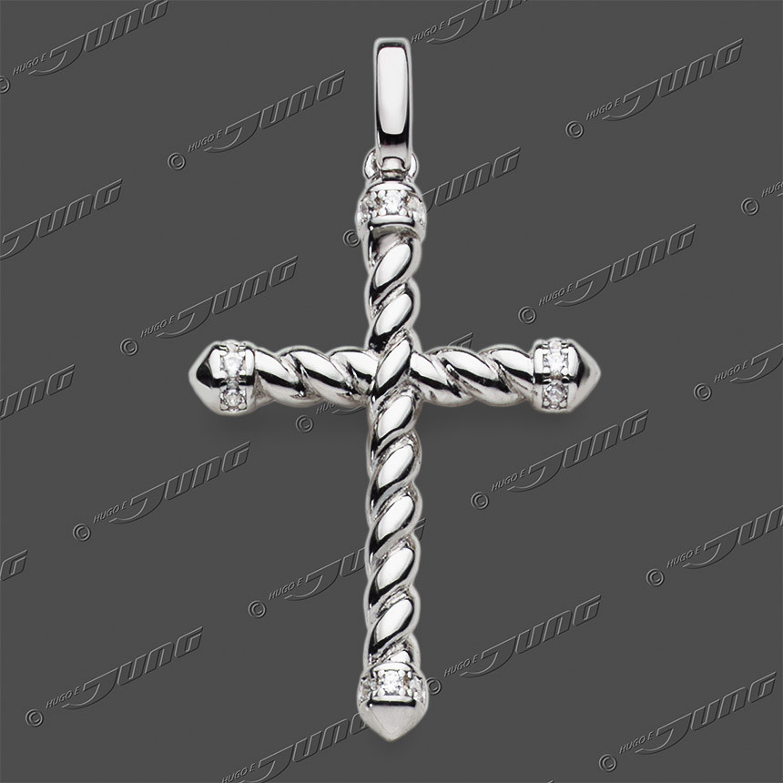 53-0222 SRh Kreuz massiv 26x18,7mm