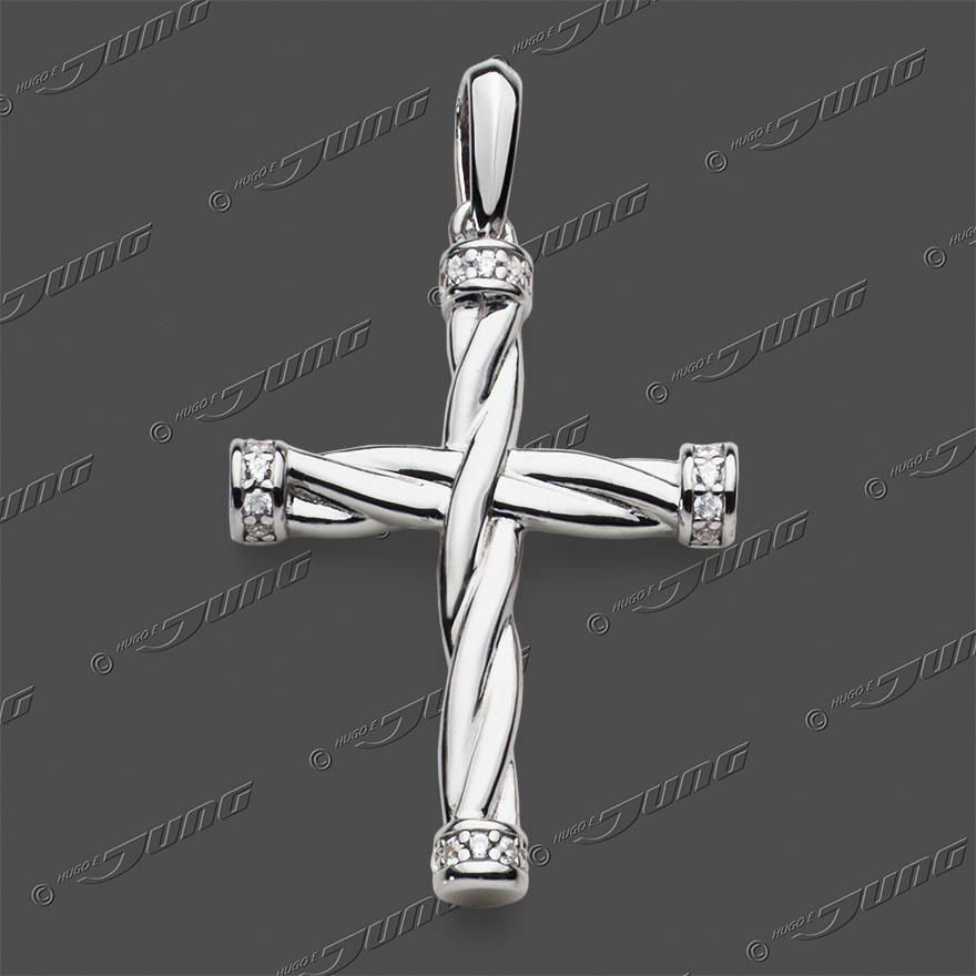 53-0223 SRh Kreuz massiv 24x19mm