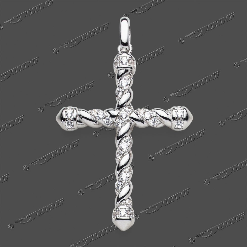 53-0224 SRh Kreuz massiv 30x23mm