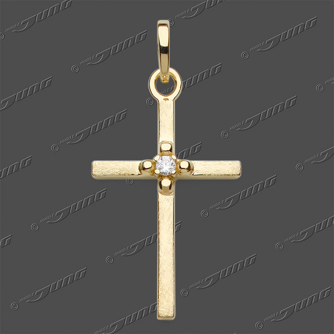 53-0228 GG 333 Kreuz massiv 19x12,5mm