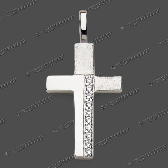 53-0229 SRh Kreuz massiv 17x11mm