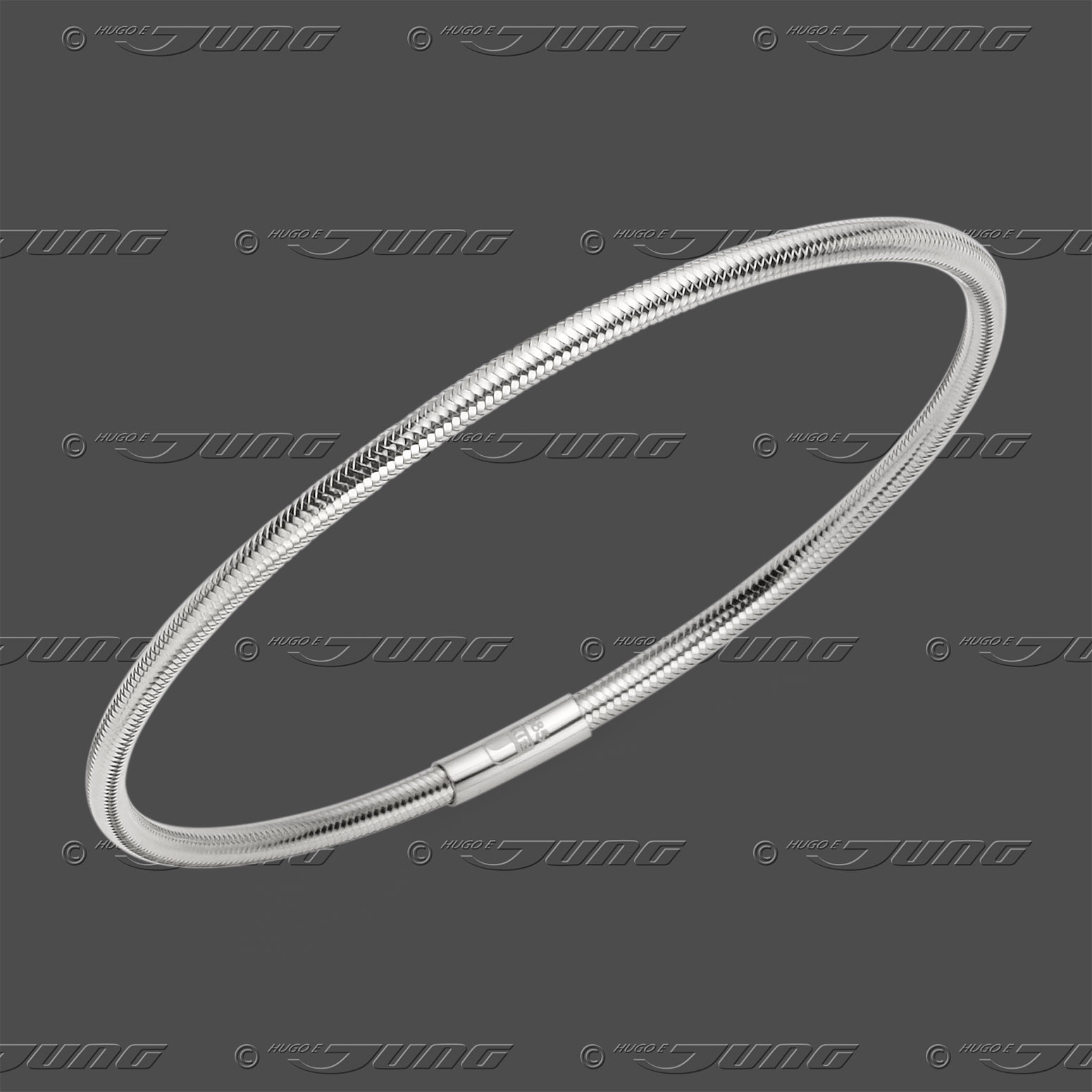 69.6200 GRh 585 Armreif 2,3mm