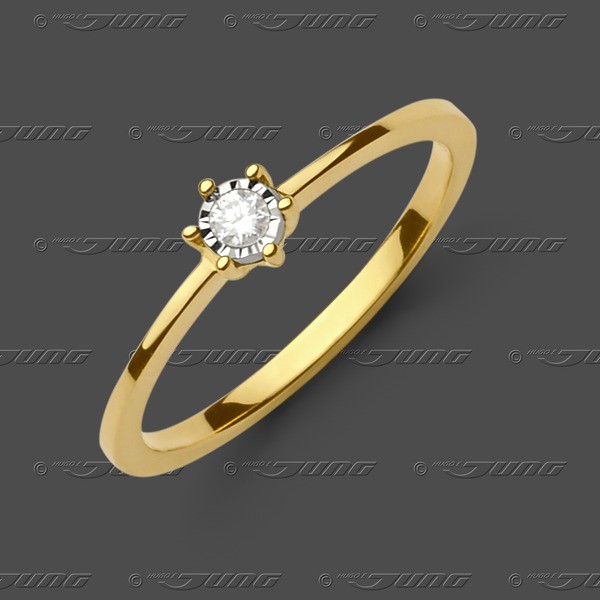 71-045-005.21 GRh 585 Ring 4,0mm Brillant