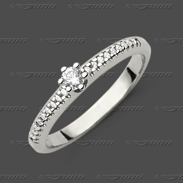 72-0473.90 WG 333 Ring 2,5mm - Zirkonia 