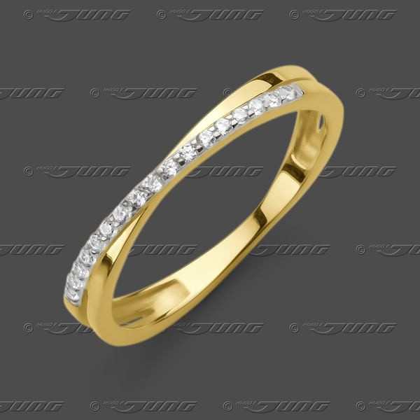 72-0587 GRh 333 Ring 3mm