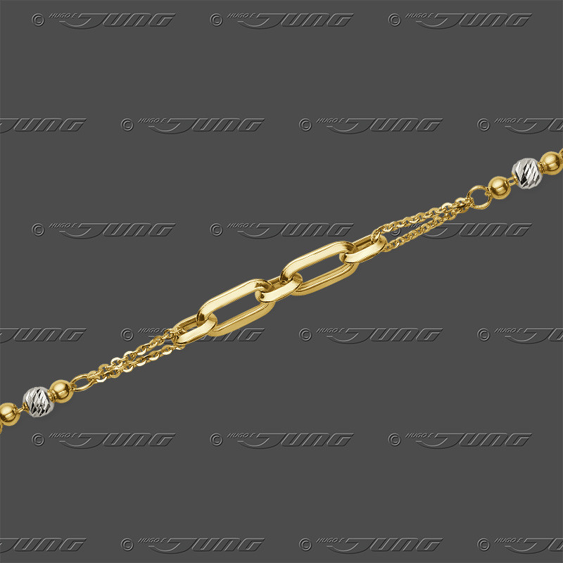 82.9975 GRh Fantasie halbmassiv 5,5mm