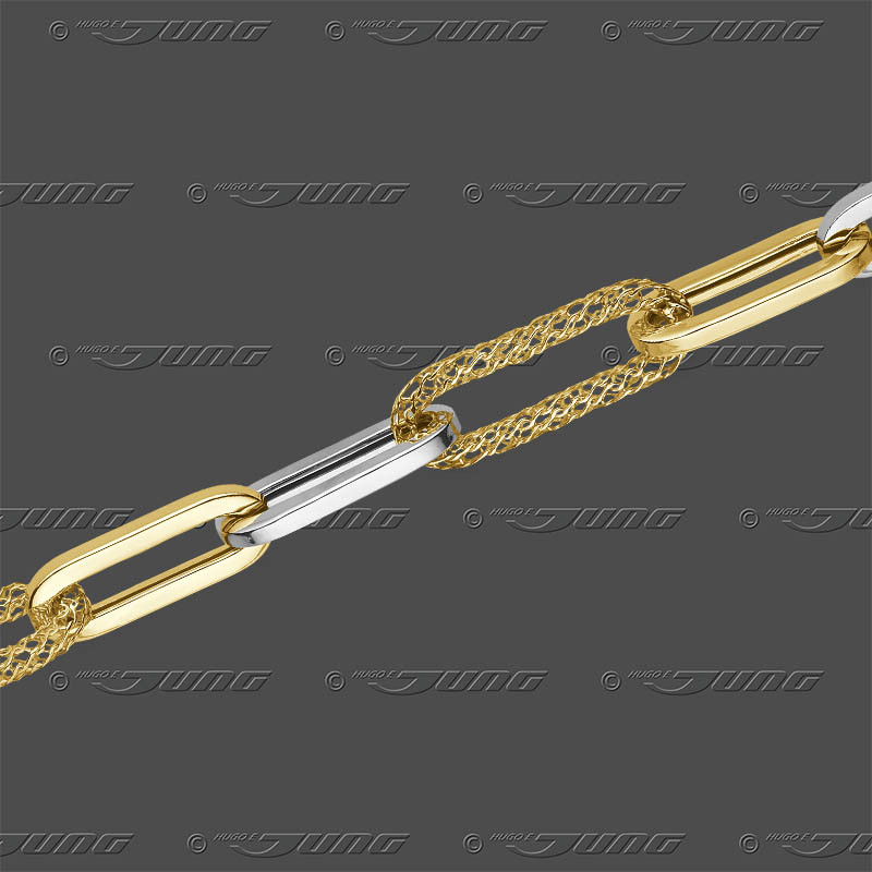 82.9976 GRh Fantasie halbmassiv 9,2mm
