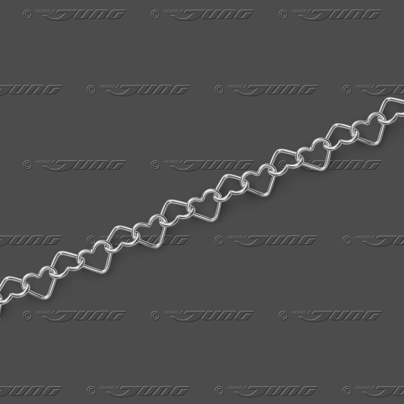 92.8547 S Fußkette Herzen