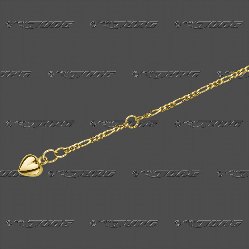 92.8598-12 GG Fußkette Figaro 1,5mm