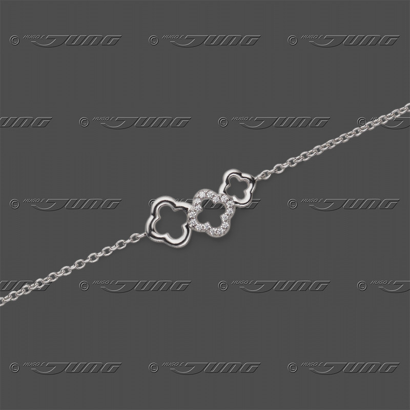 93.5136 SRh Armband m.Zwischenteil