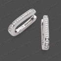 25-0716 SRh Schar.-Creolen 13x3mm