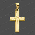 43-0427 GG 333 Kreuz halbmassiv 18x12mm