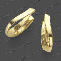 15-0374 GG 333 Schar.-Creolen 13x5mm