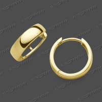 15-0380 GG 333 Schar.-Creolen 15x4mm