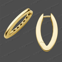 15-0387 GG 375 Schar.-Creolen 14,5x2mm