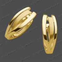 15-0390 S/G Schar.-Creolen 13,5x8,5mm